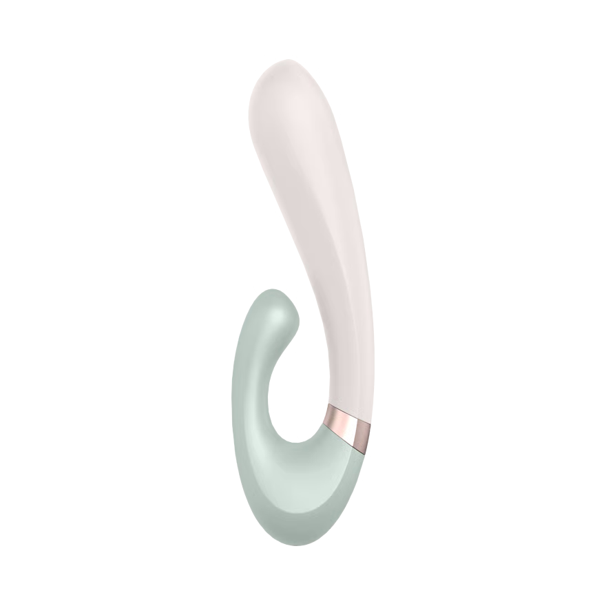 Satisfyer Heat Wave 手機APP 遙控暖感雙頭按摩棒 (紫紅色/薄荷綠)