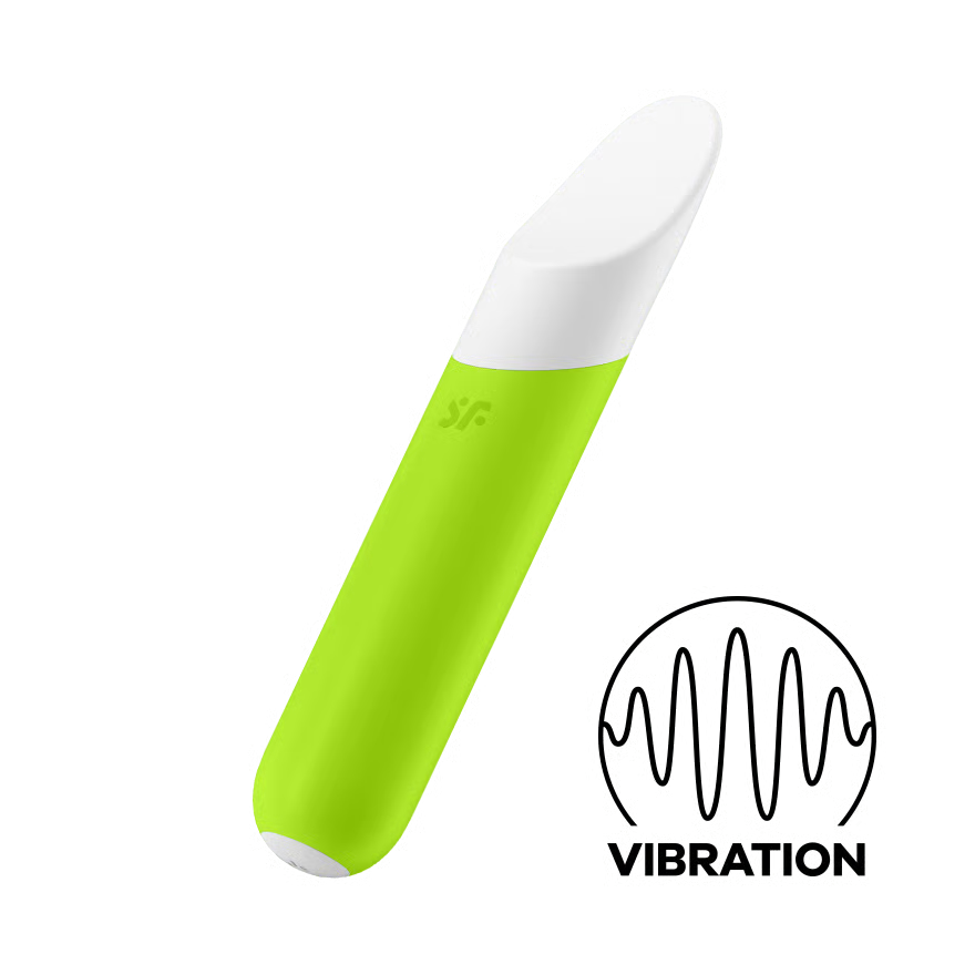 Satisfyer Ultra Power Bullet 7 矽膠子彈震動器 綠色