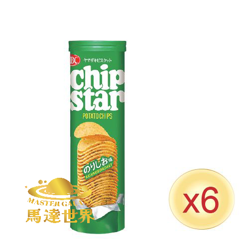 【六筒裝】CHIP STAR L  紫菜鹽味薯片105g 最佳食用日期：2026/3