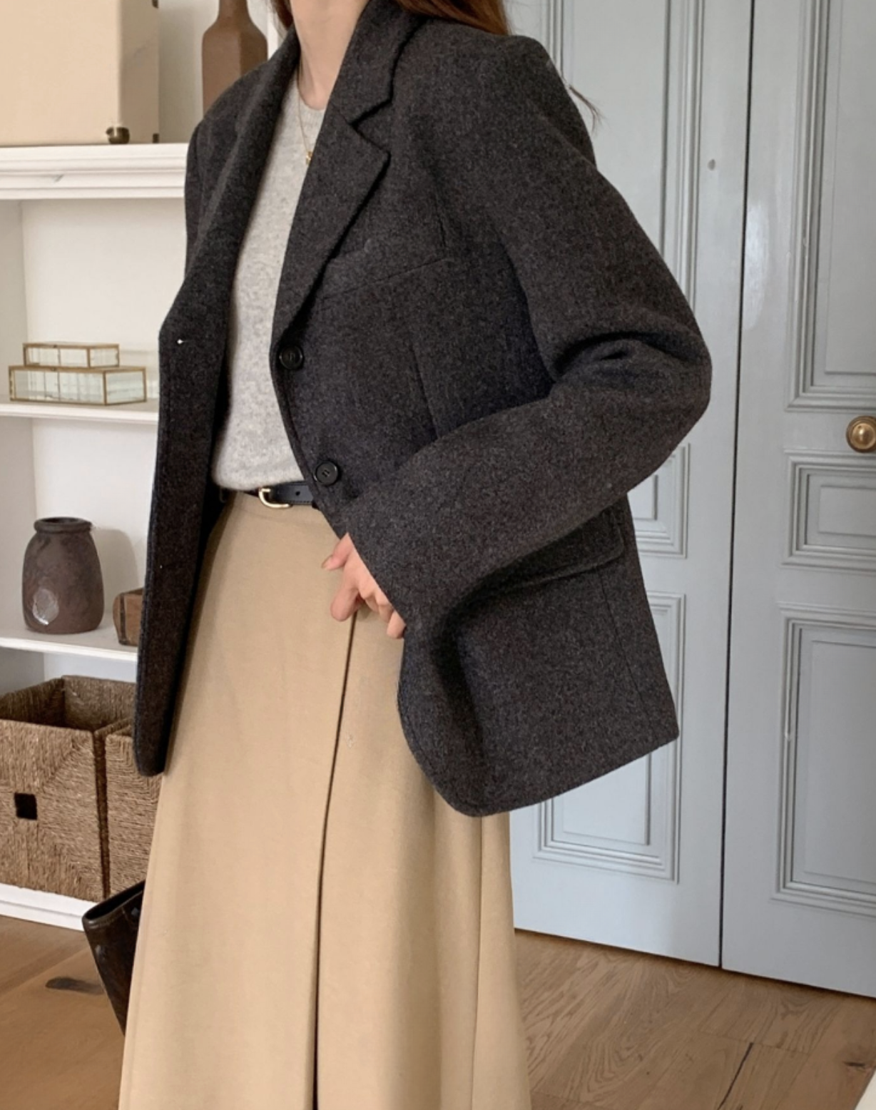 Ireneva 經典羊毛西裝外套 [ 4色 / Free ]