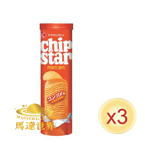【三筒裝】CHIP STAR L 清湯口味薯片105g  最佳食用日期：2026/3
