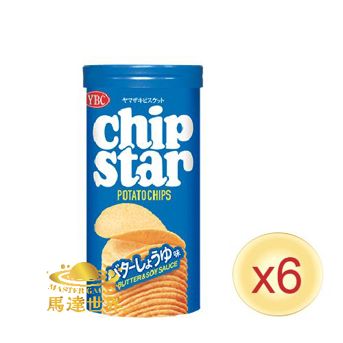 【六筒裝】CHIP STAR S 牛油醬油味 45g 最佳食用日期：2026/4
