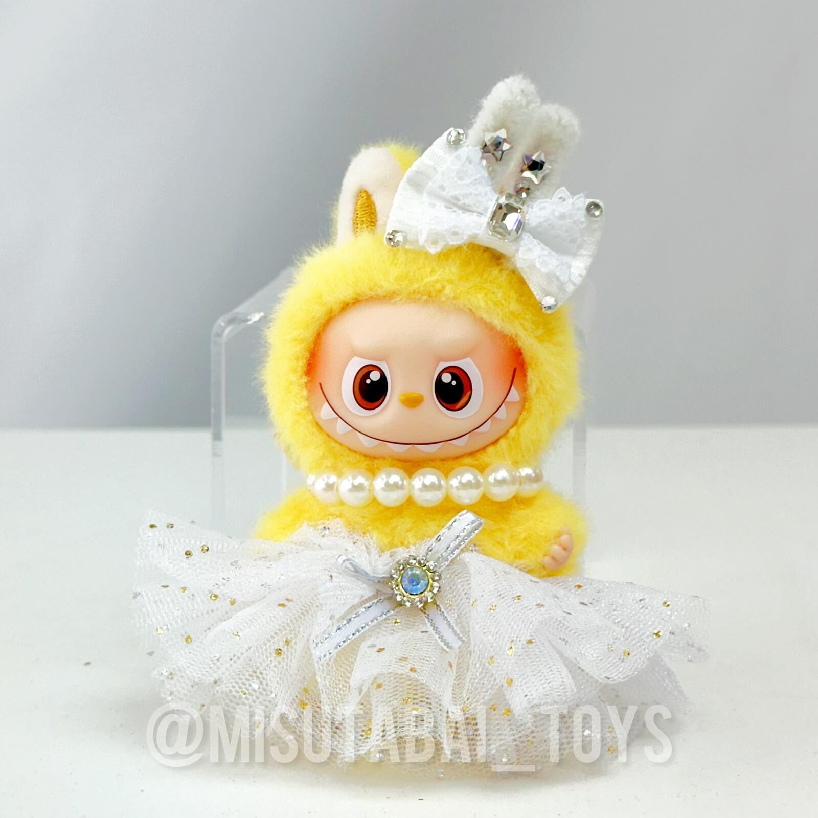 Mini Doll Outfit M36 - White Dress