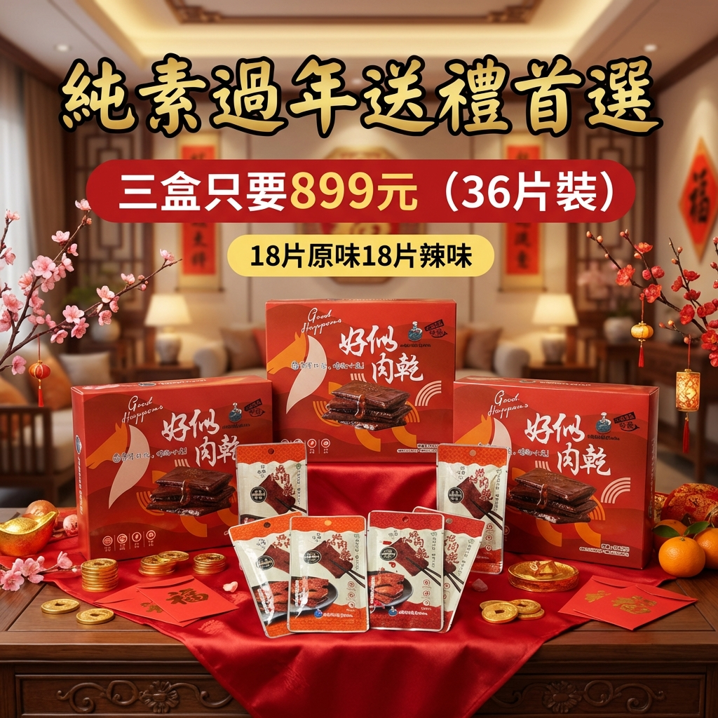 唰嘴肉乾 | 好似肉乾禮盒組【 3盒 8 9 9 】