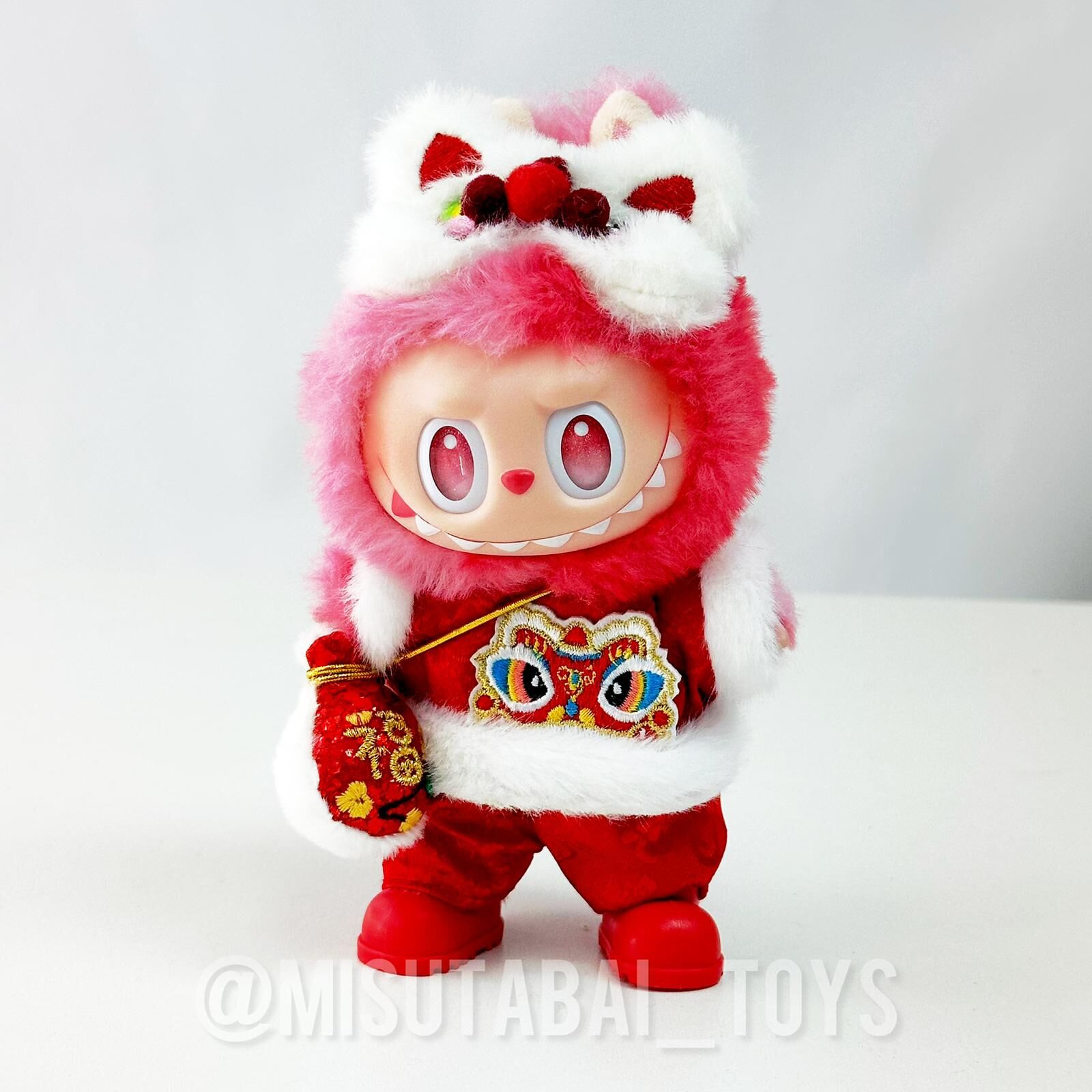 Doll Outfit Traditional & Fancy T49 - 新年紅色舞獅裝