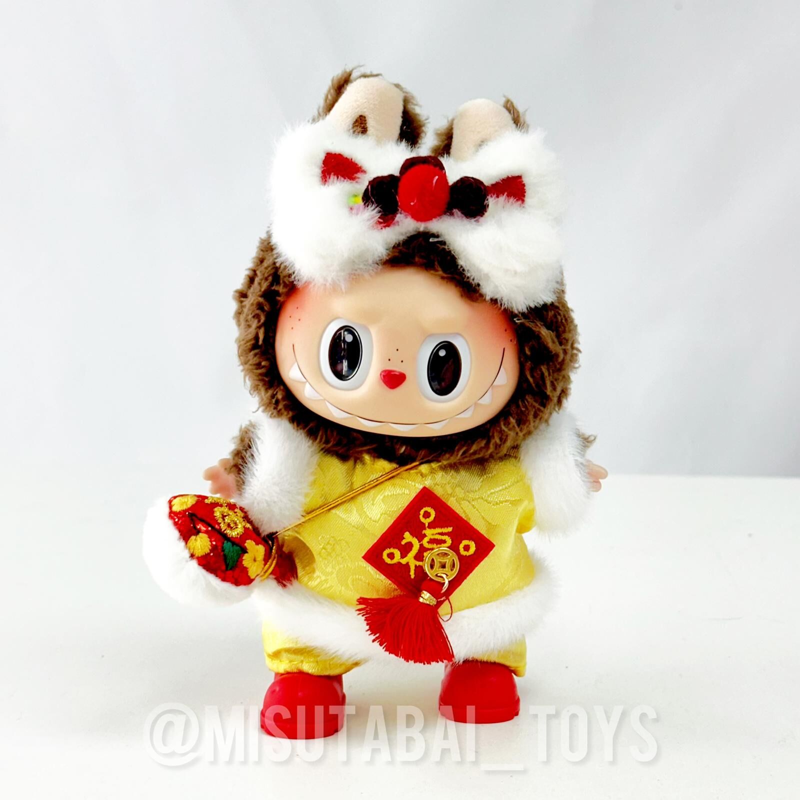 Doll Outfit Traditional & Fancy T50 - 新年金色舞獅裝