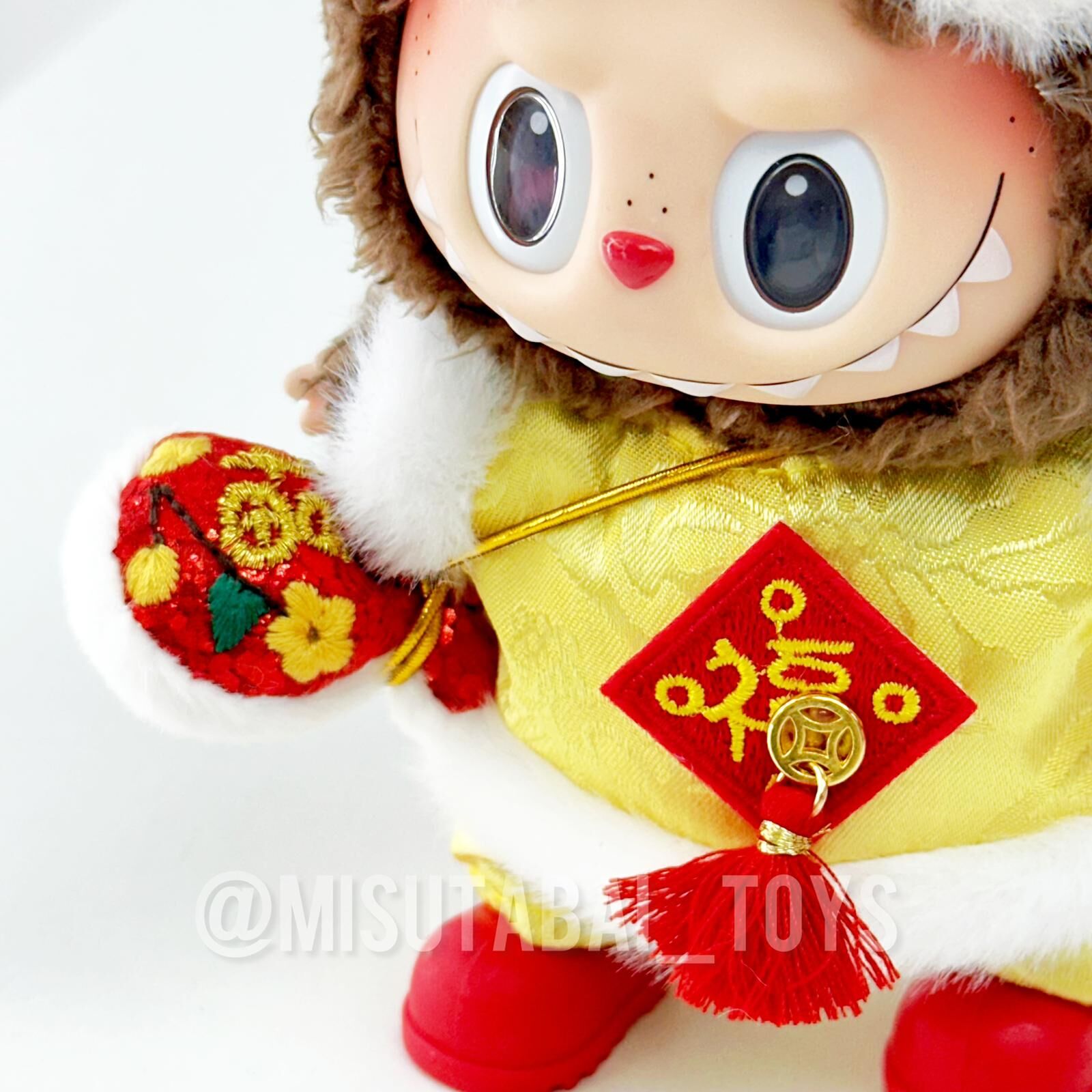 Doll Outfit Traditional & Fancy T50 - 新年金色舞獅裝