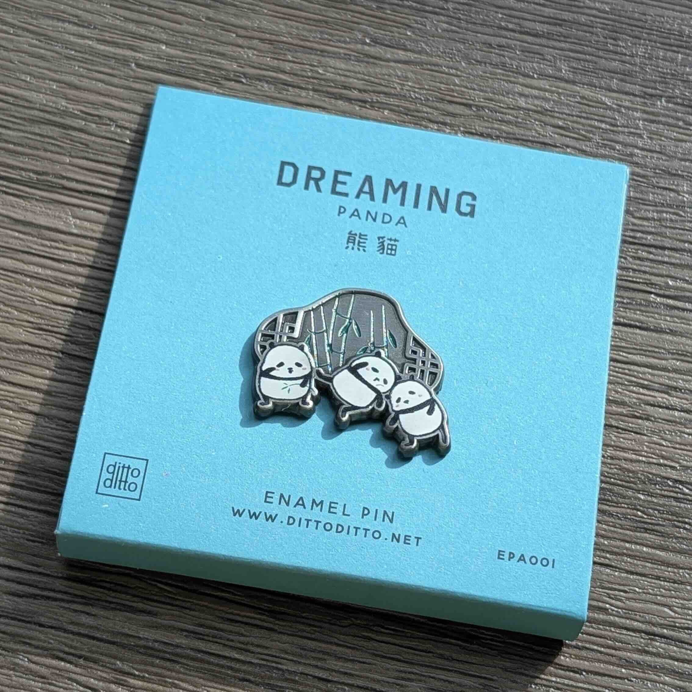 DITTO DITTO 金屬徽章 - 白日夢系列 - 熊貓