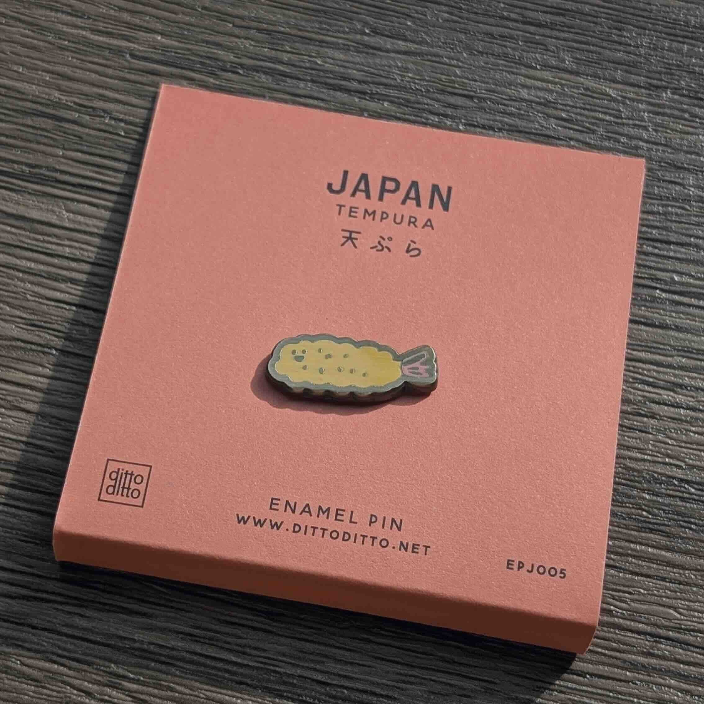 DITTO DITTO 金屬徽章 - 天婦羅
