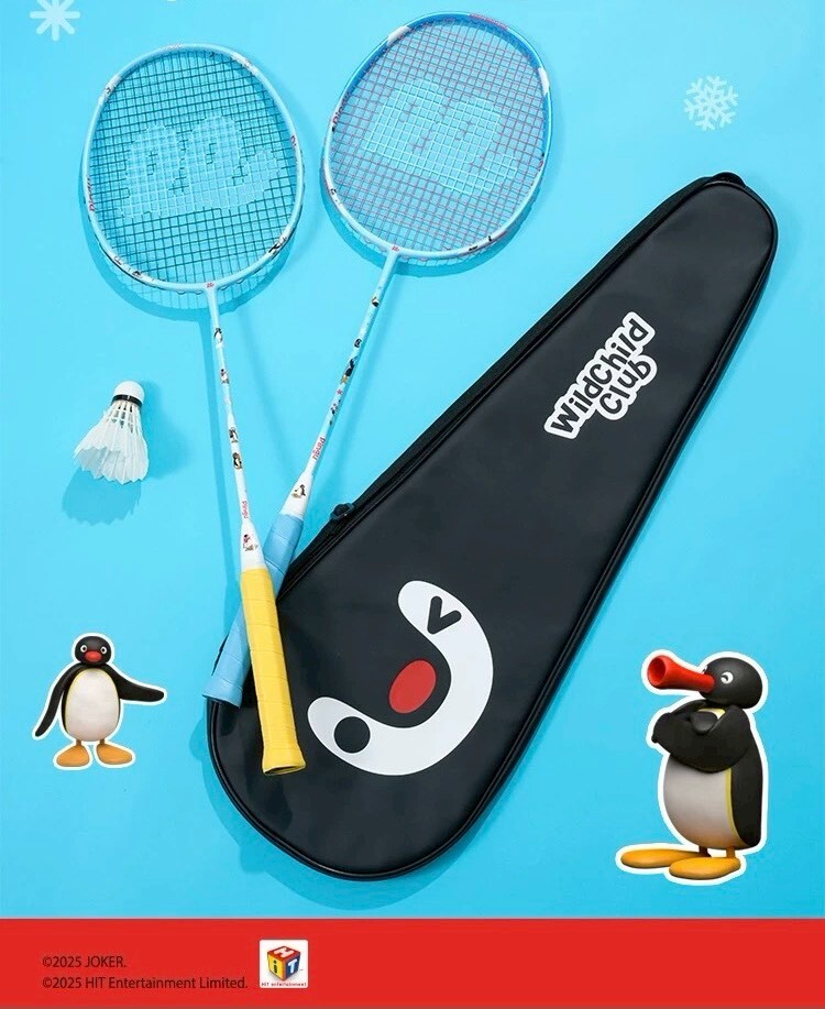 PINGU 企鵝家族 羽球拍 收納包
