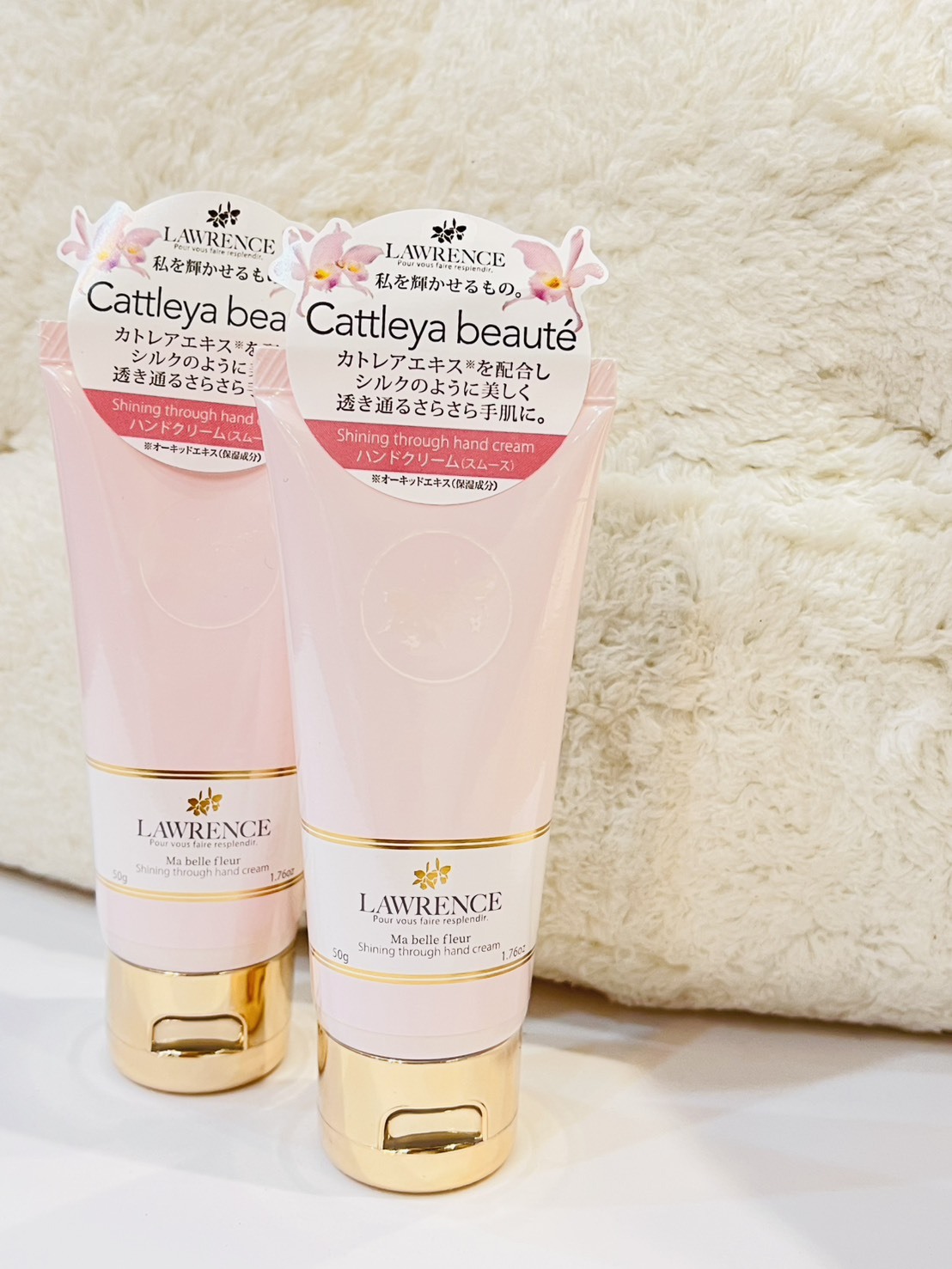 LAWRENCE 柔綸絲 粉漾 閃耀光潤護手霜 50g