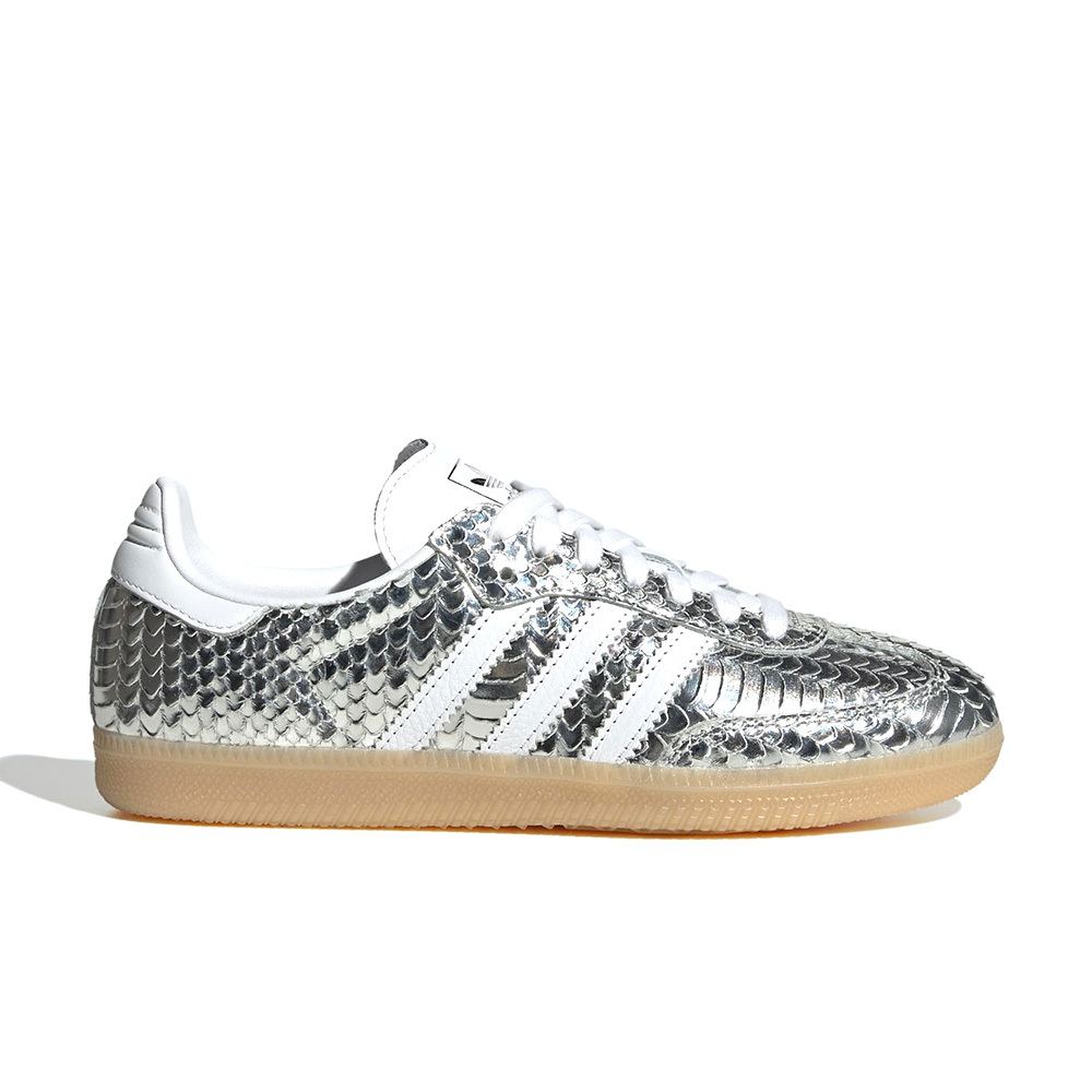W Adidas Samba OG 蛇紋銀 德訓鞋 復古 休閒鞋 運動鞋 女鞋 IH9016