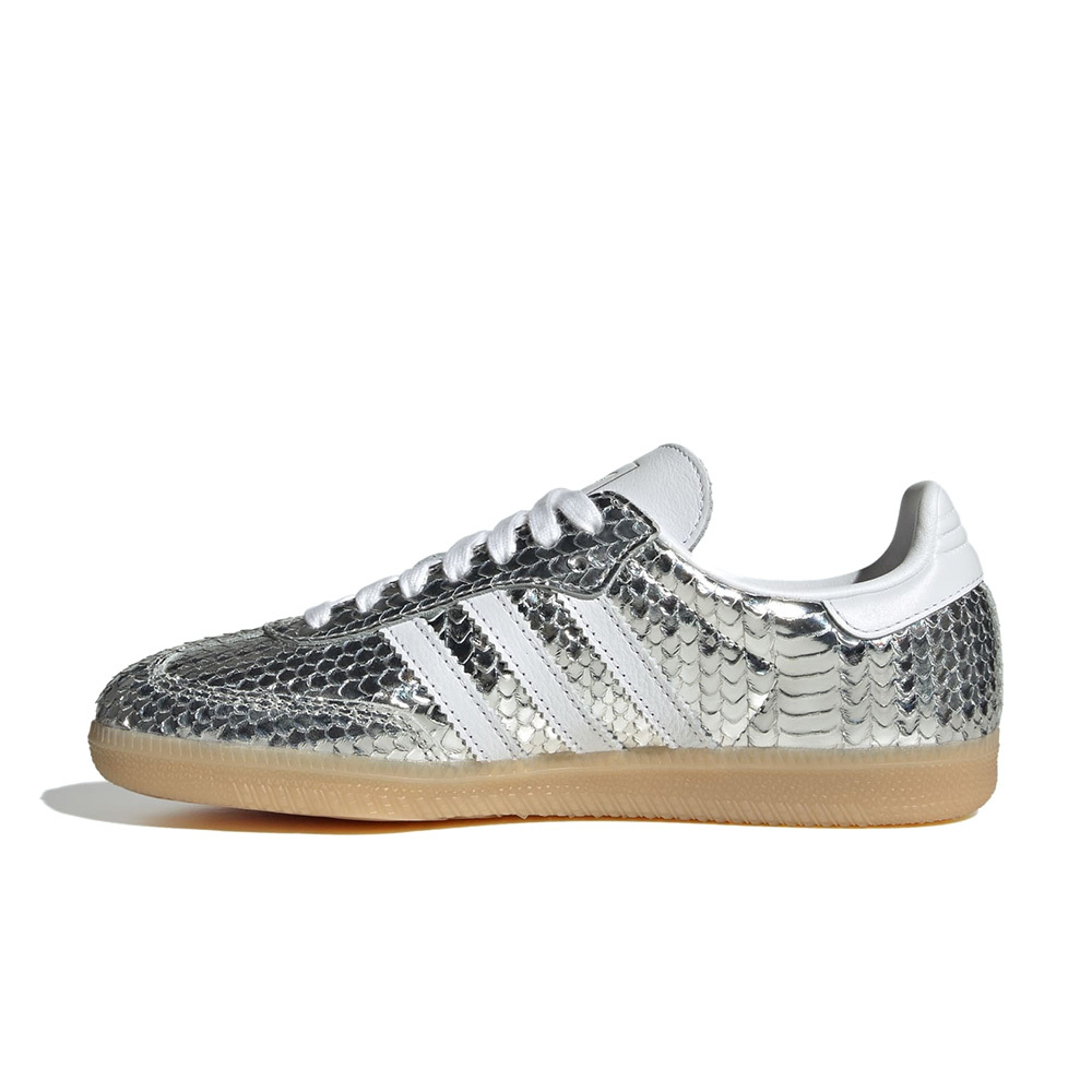 W Adidas Samba OG 蛇紋銀 德訓鞋 復古 休閒鞋 運動鞋 女鞋 IH9016