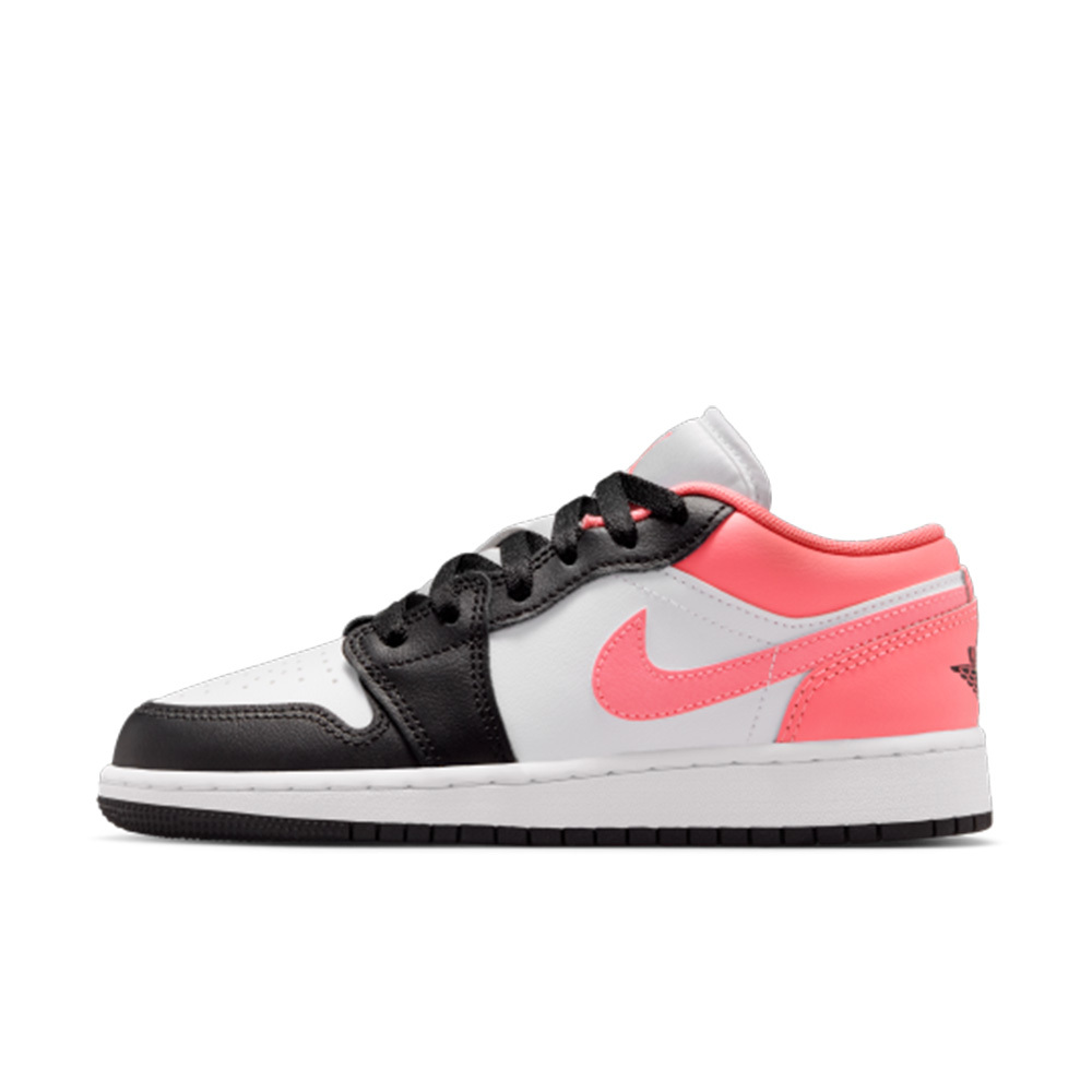 Nike Jordan 1 Low 黑粉 GS 氣墊 緩震 休閒鞋 運動鞋 大童鞋 553560-025