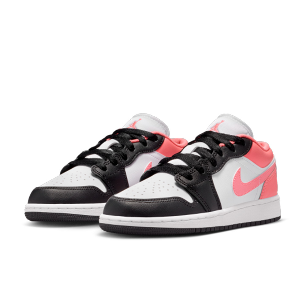 Nike Jordan 1 Low 黑粉 GS 氣墊 緩震 休閒鞋 運動鞋 大童鞋 553560-025