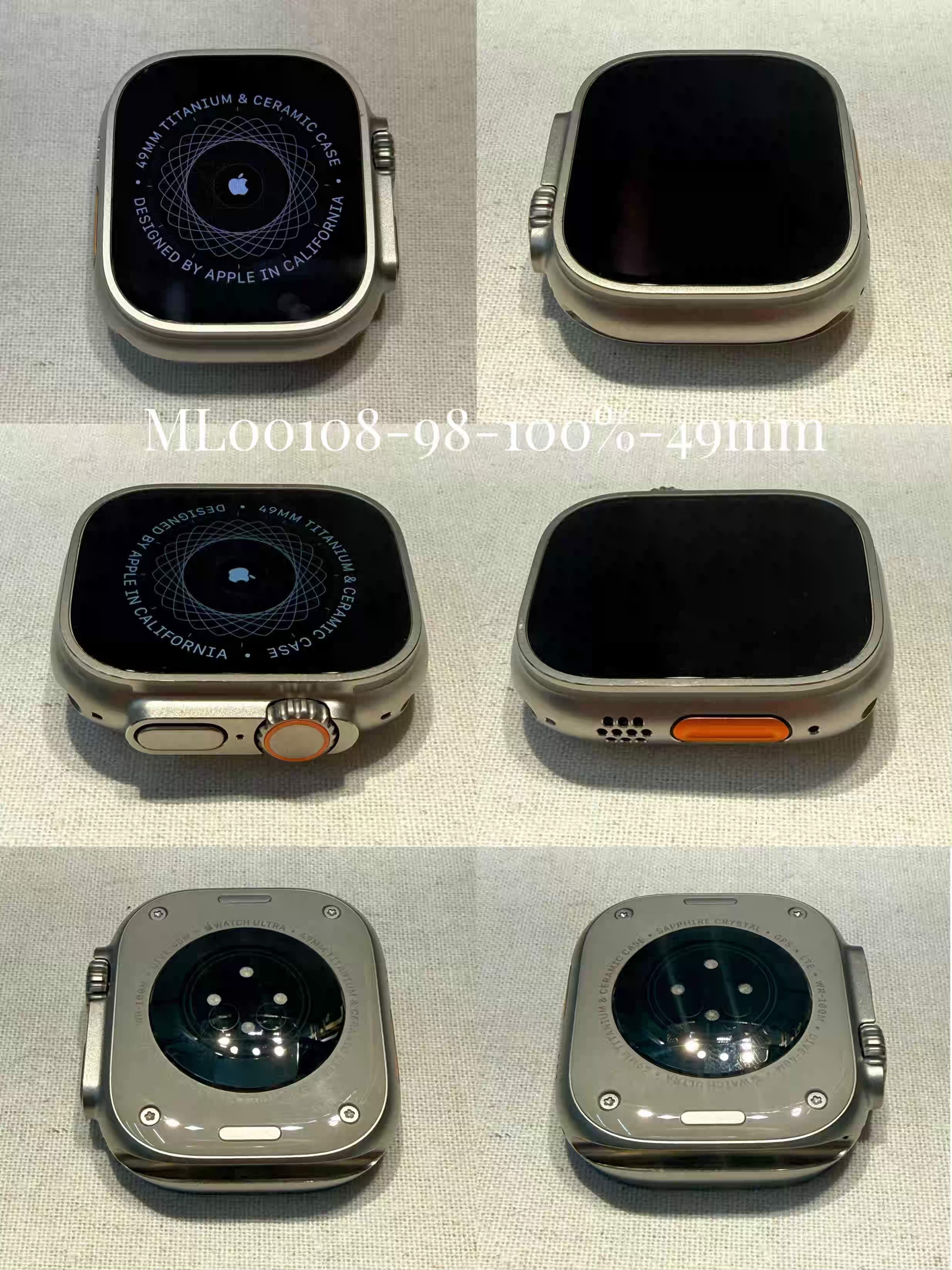 【二手良品】Apple Watch Ultra 一代｜49mm｜(GPS+行動網路)｜鈦金屬