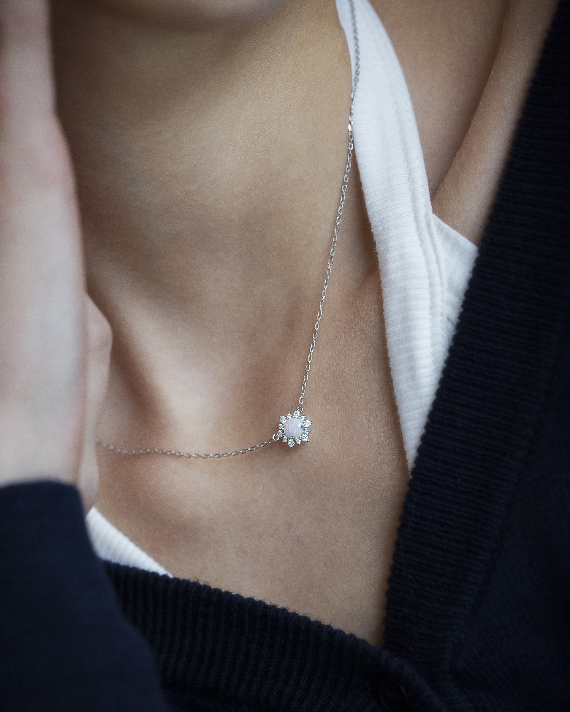 Halo｜蛋白石項鍊 (限量)