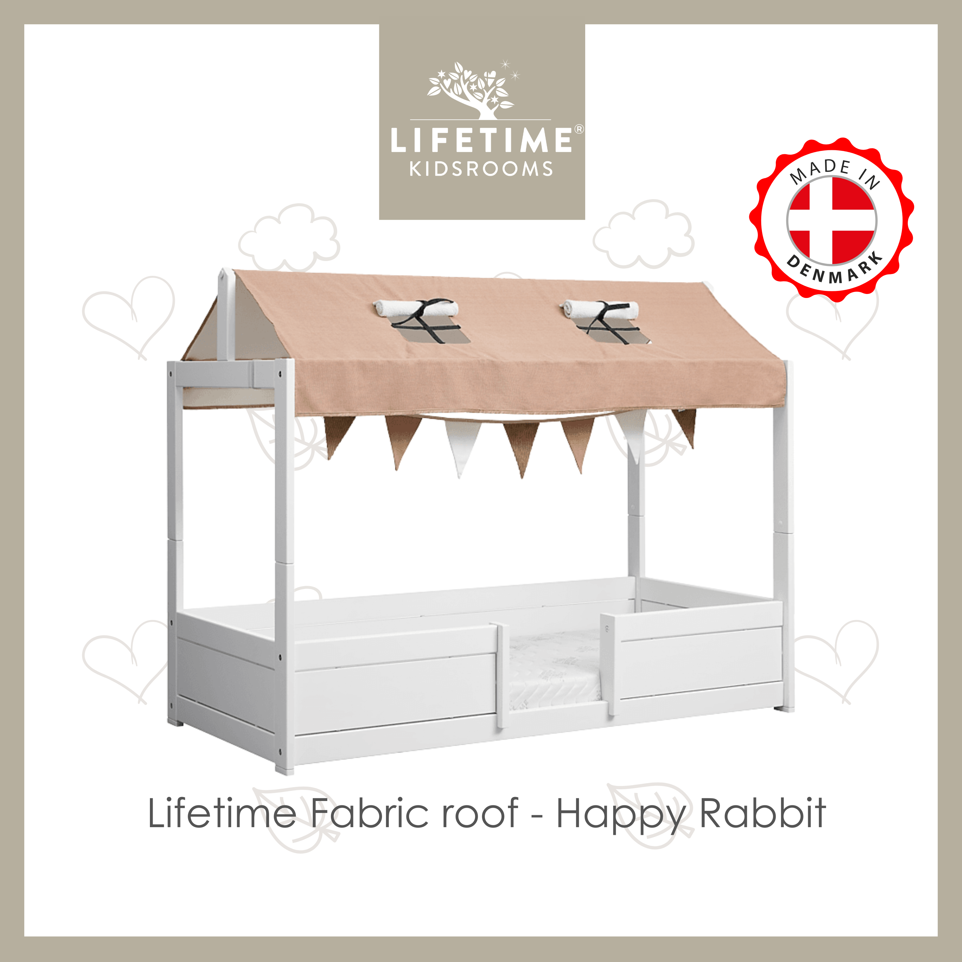 Lifetime Fabric Roof - Happy Rabbit