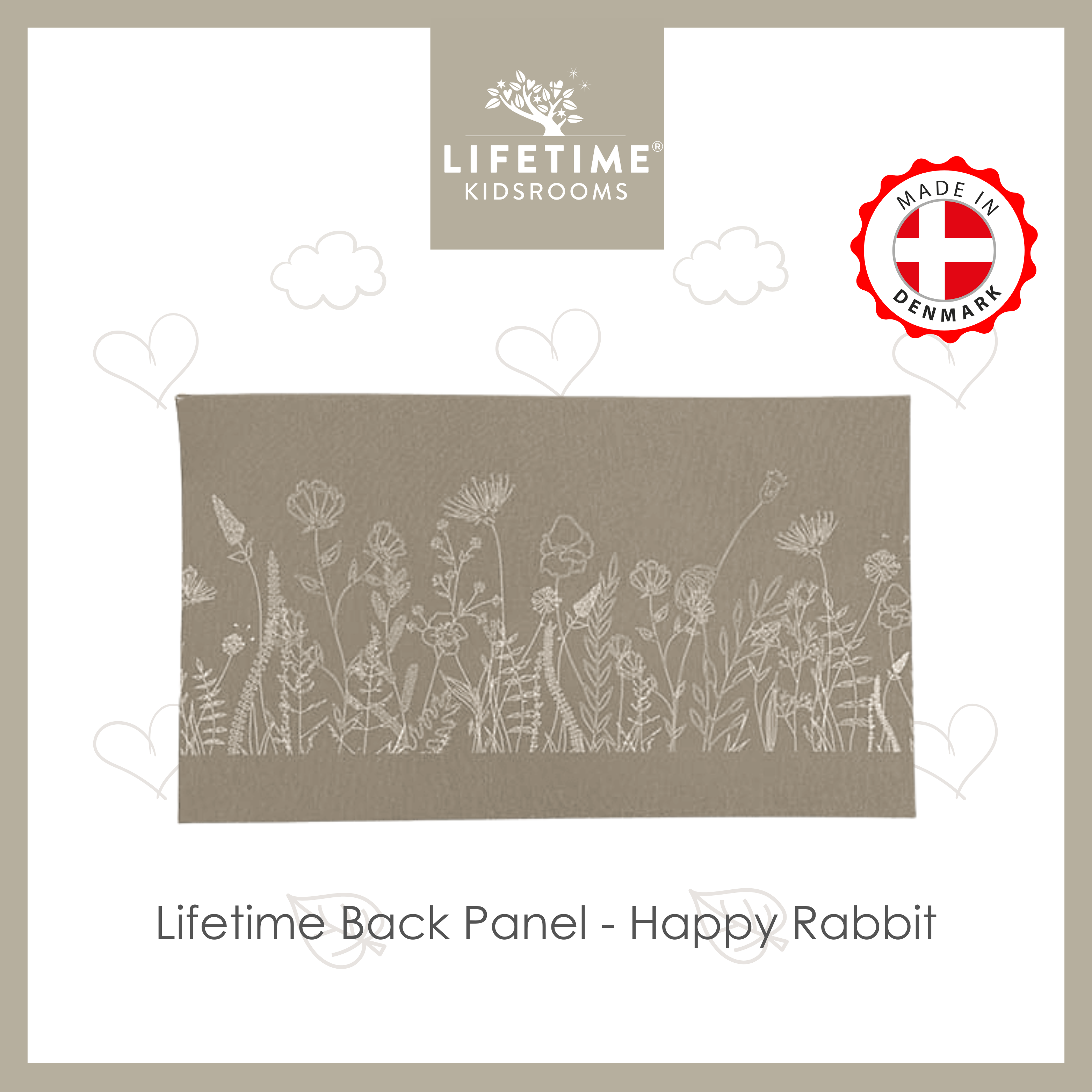 Lifetime Backpanel  - Happy Rabbit