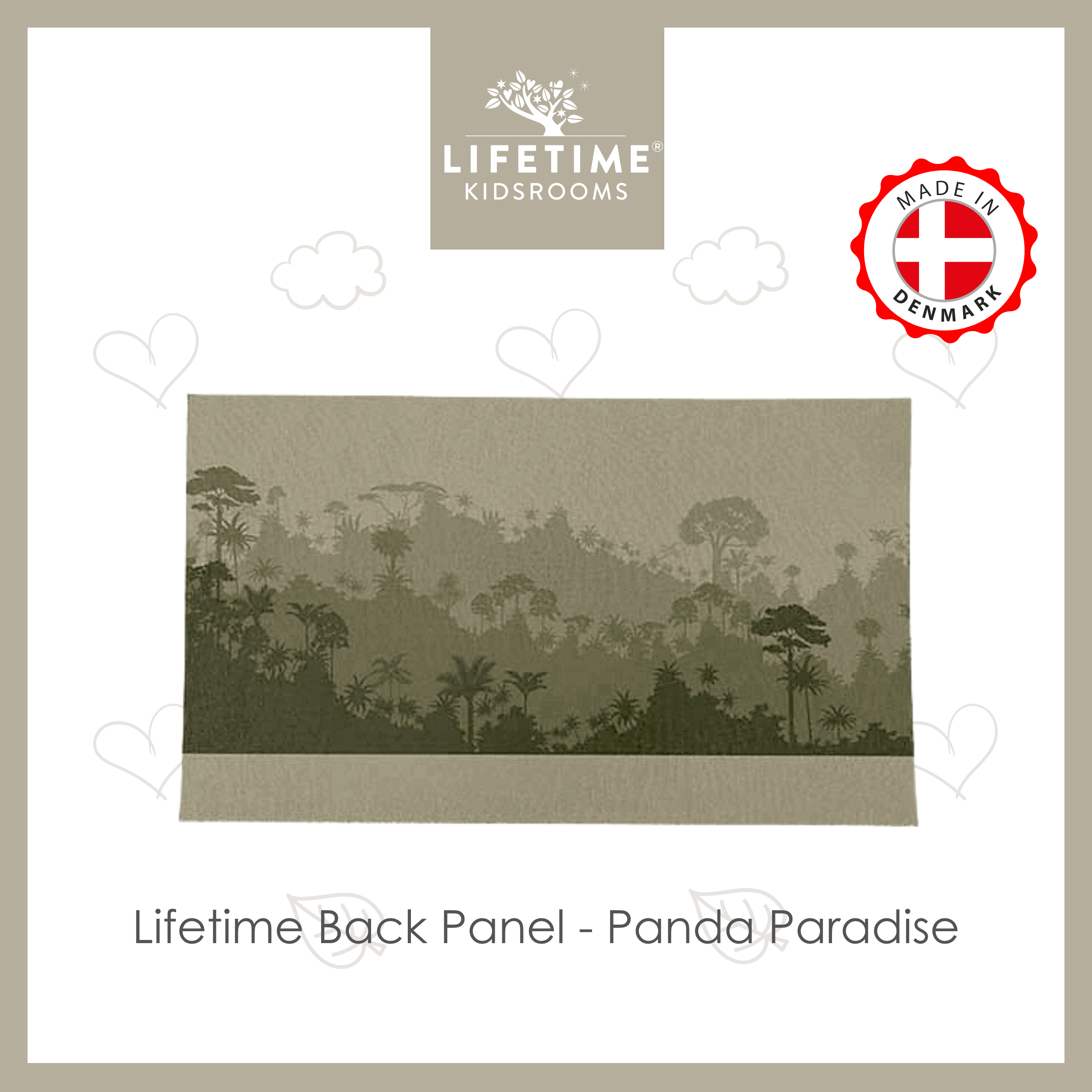 Lifetime Backpanel  - Panda Paradise