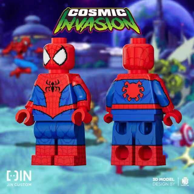 [Jin Custom][In Stock] Cosmic Invasion Spider Man [UVprinted]