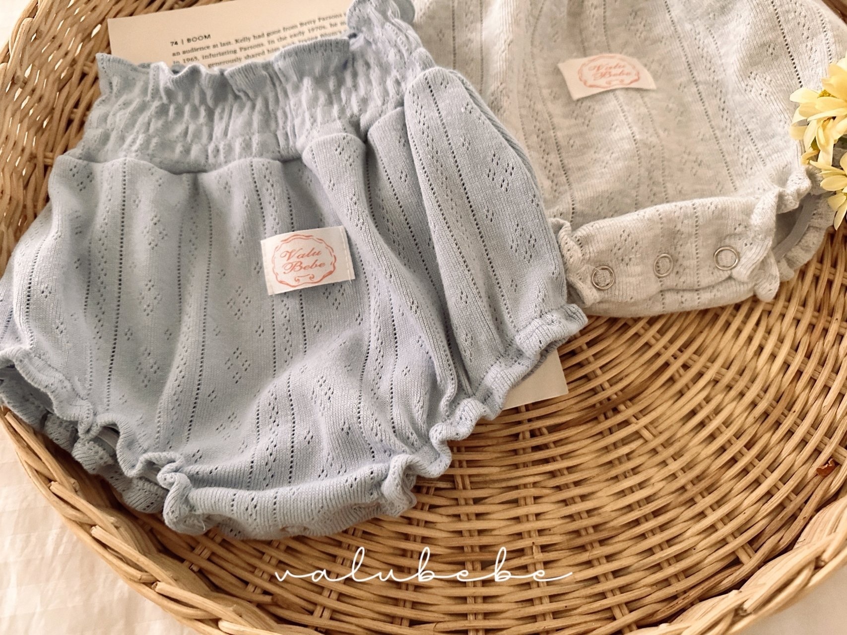 Valu Bebe Eyelet Smocked Bloomers