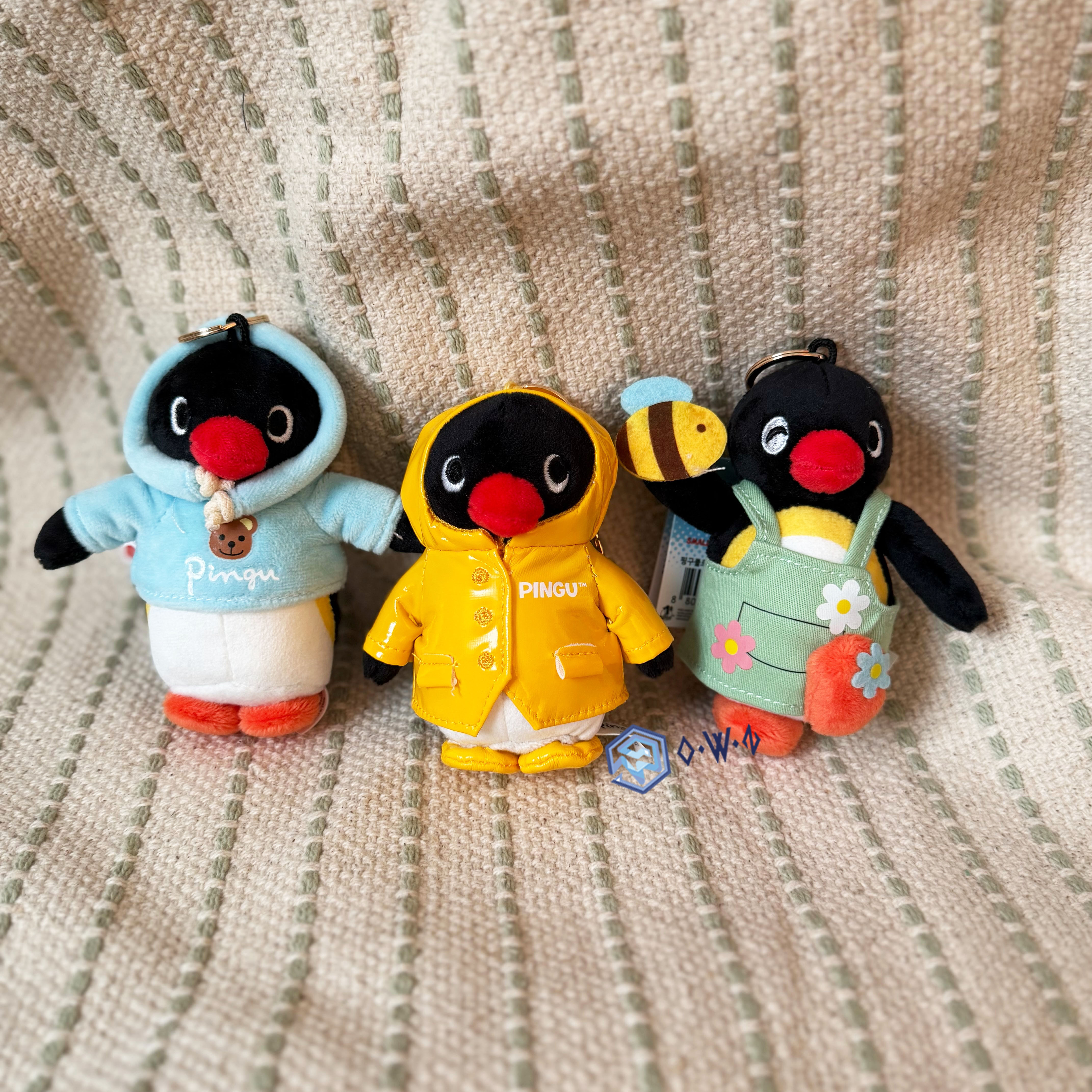 【OWN】Pingu 吊飾 玩偶 吊飾娃 韓國限定 Korea Only 雨衣 帽TEE 圍裙