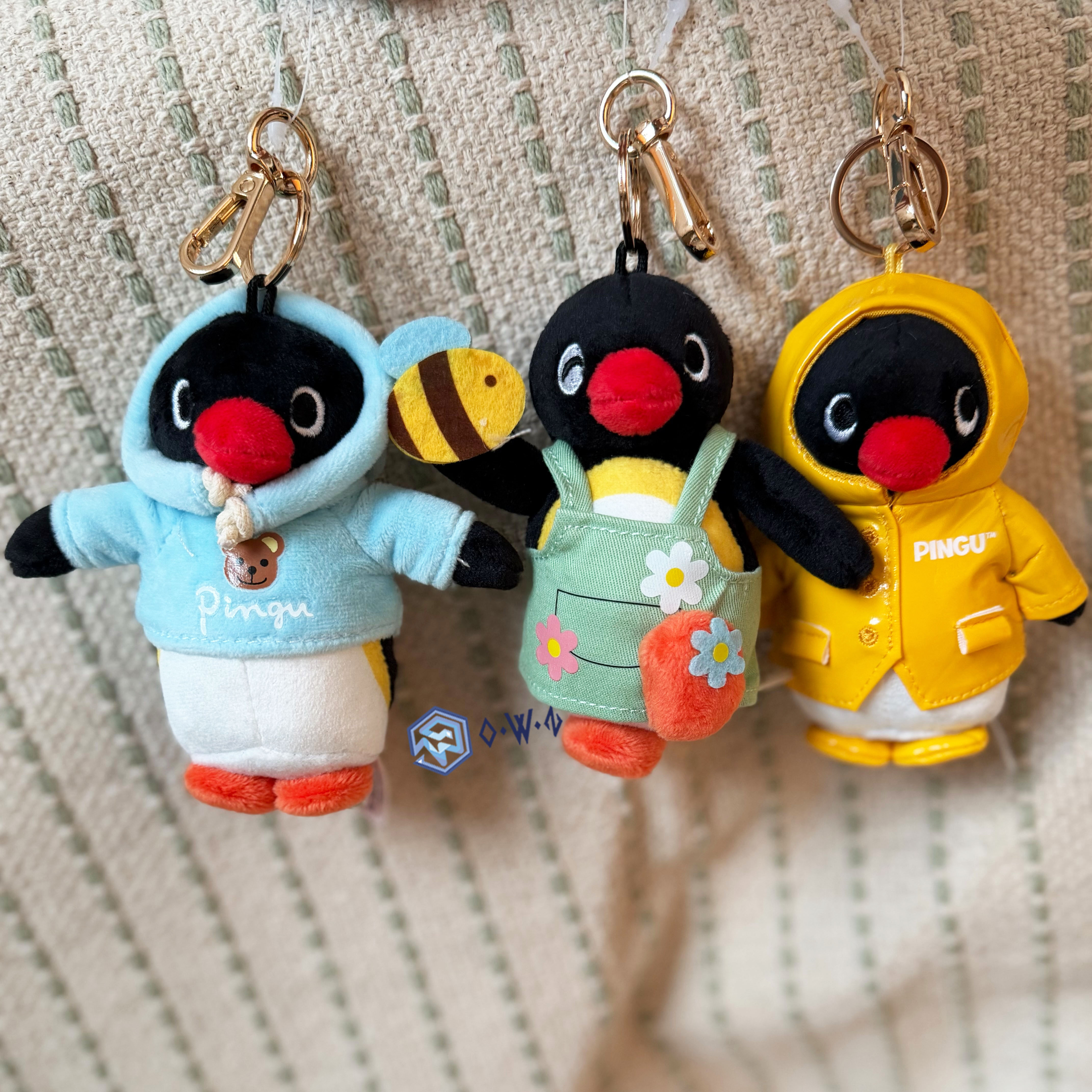 【OWN】Pingu 吊飾 玩偶 吊飾娃 韓國限定 Korea Only 雨衣 帽TEE 圍裙