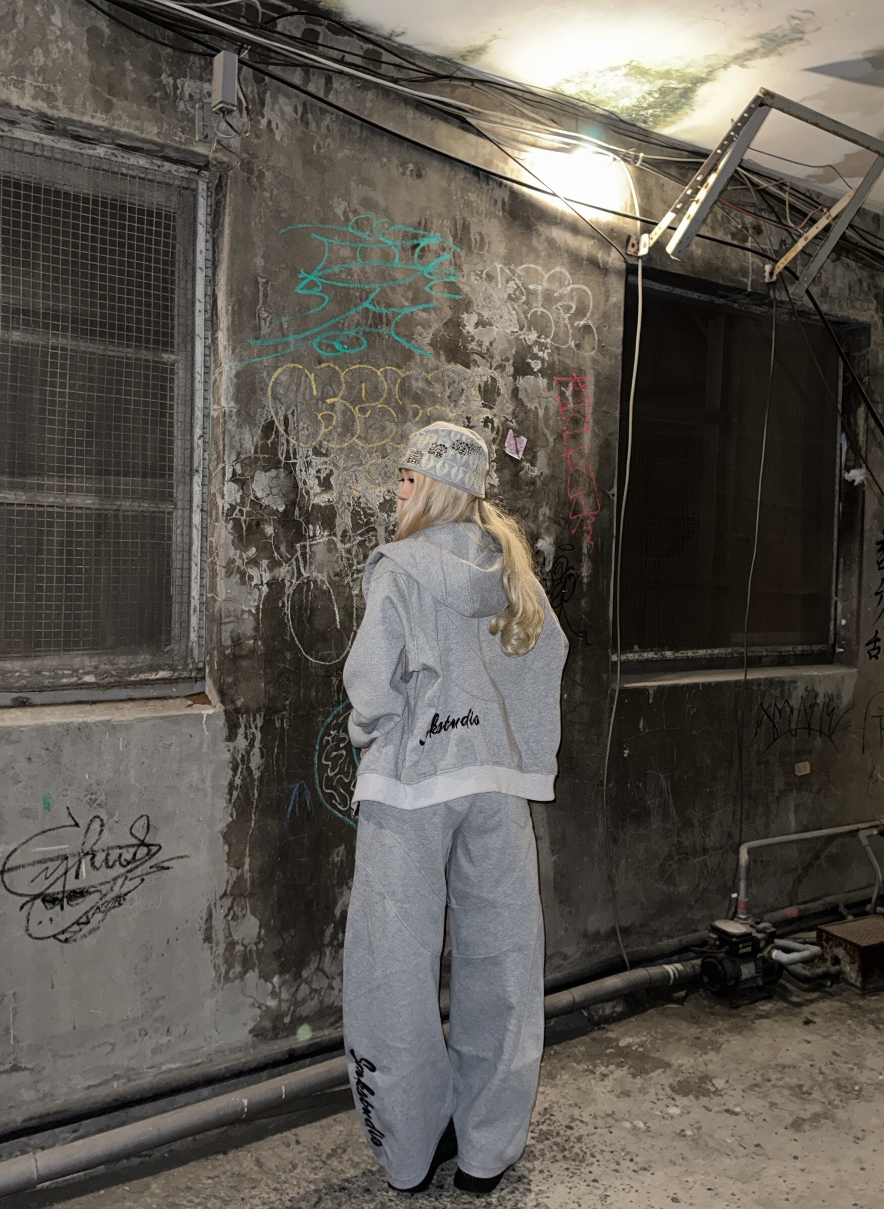 (GOAL) 美式重磅解構刺繡連帽外套 SMK A229