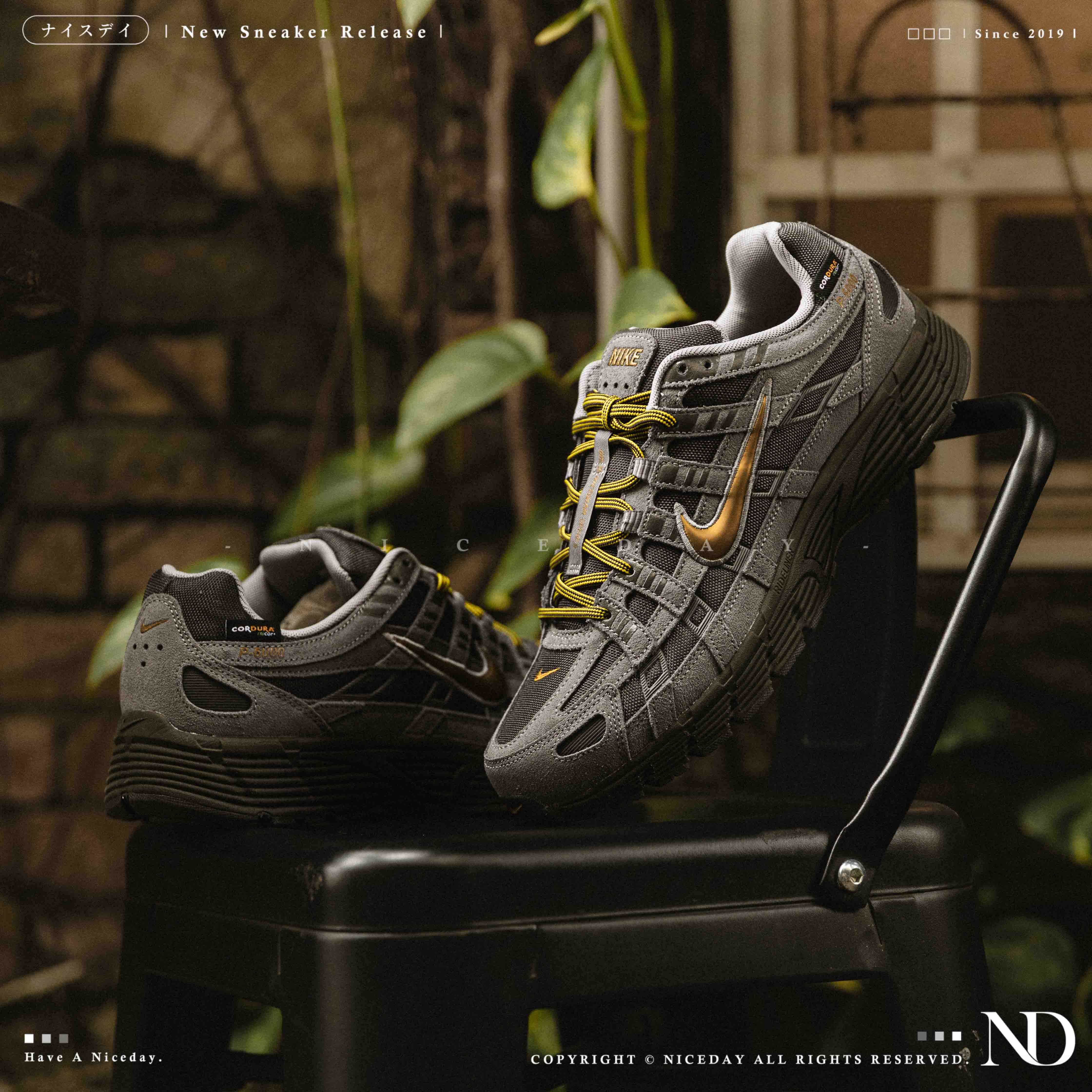 NICEDAY 現貨 Nike P-6000 灰黑 鐵灰 中性灰 灰 灰黃 P6000