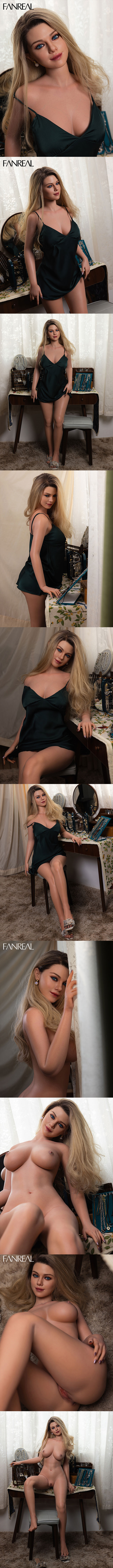 FANREAL 155cm F胸 Maria 深膚 擬真矽膠娃娃 凡瑞 silicone sex doll