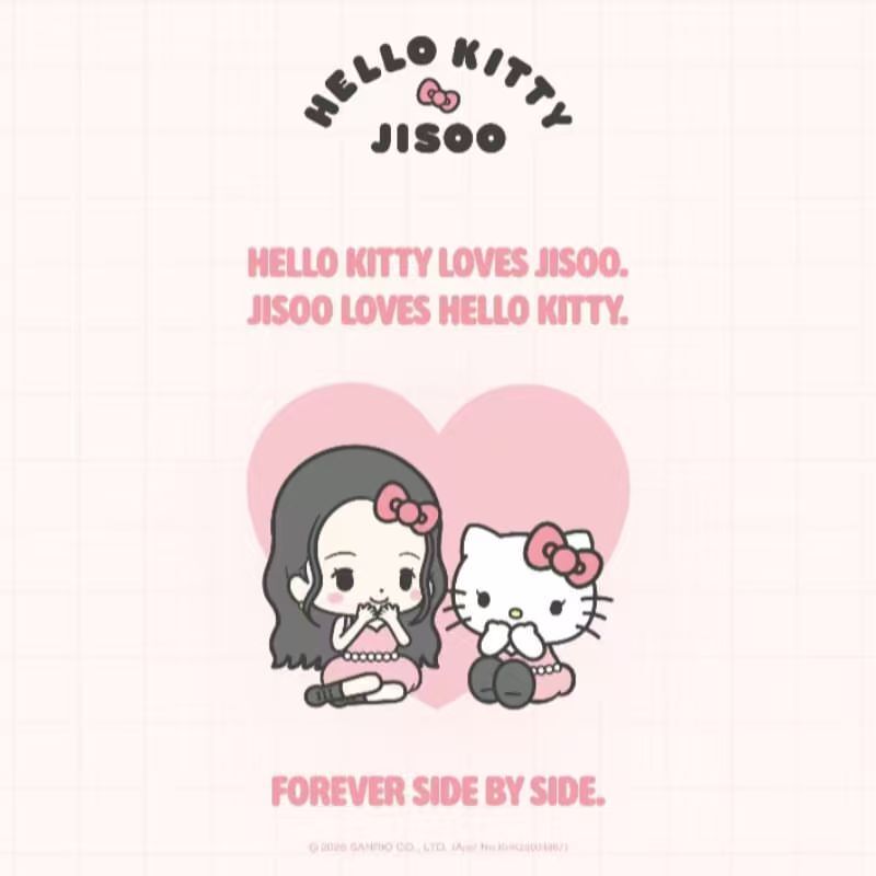 Jisoo x Hello Kitty 聯名🎀吊飾 盲盒