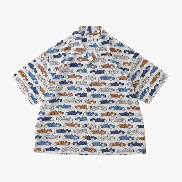 VISVIM CABAN SHIRT S/S OPEN WHEELER - WHITE SIZE 5 IN STOCK NOW (現貨發售中)