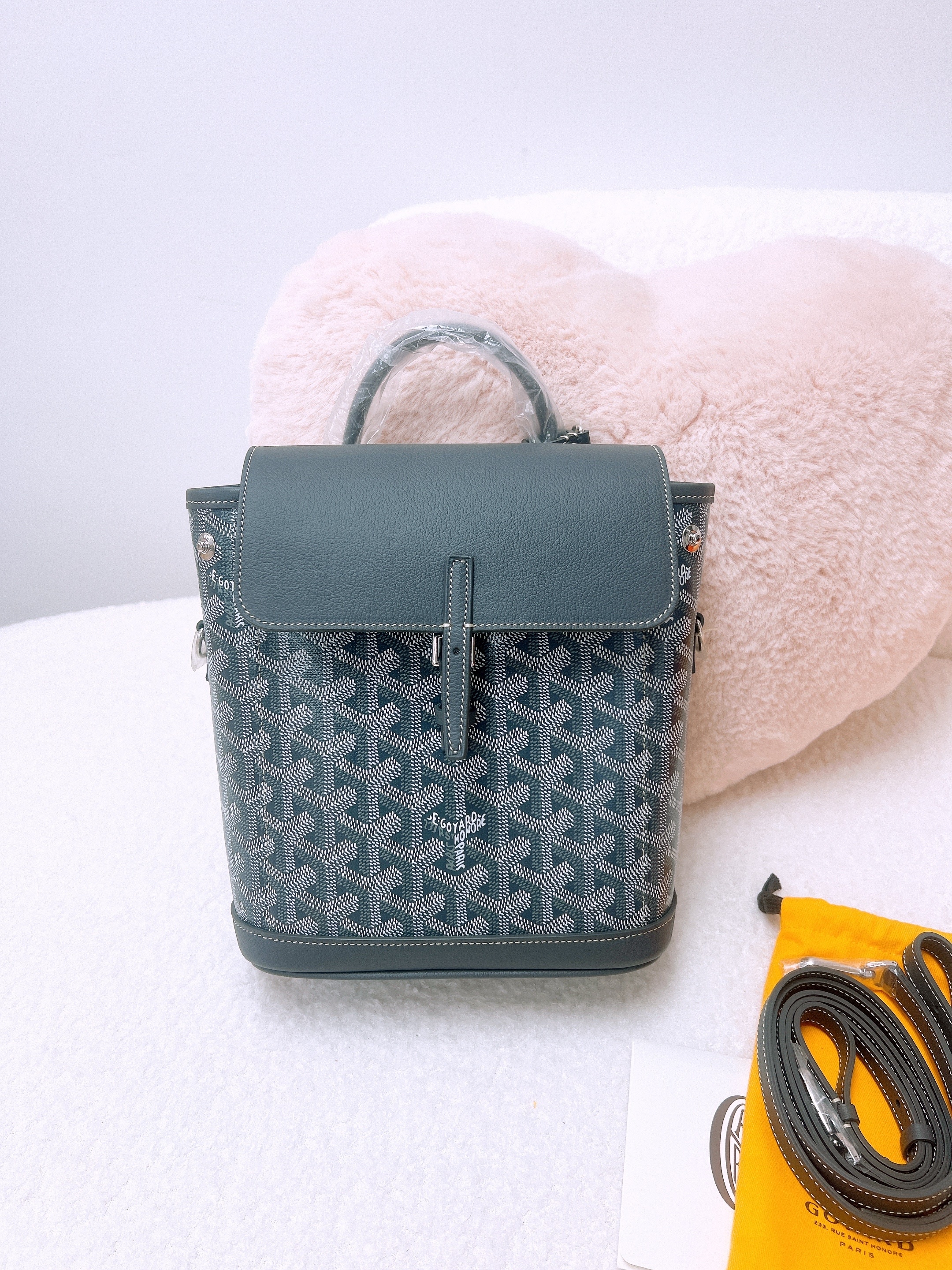 *Unused* Goyard alpin mini backpack grey