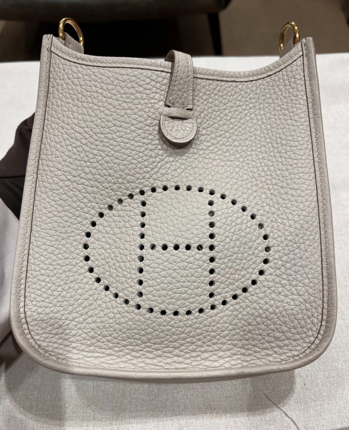 Evelyne mini 白色 cc tc U （二手95新）