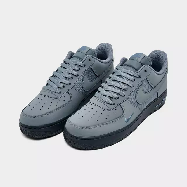 【預訂】 NIKE AIR FORCE 1 霧灰刺繡小藍剔-MEN