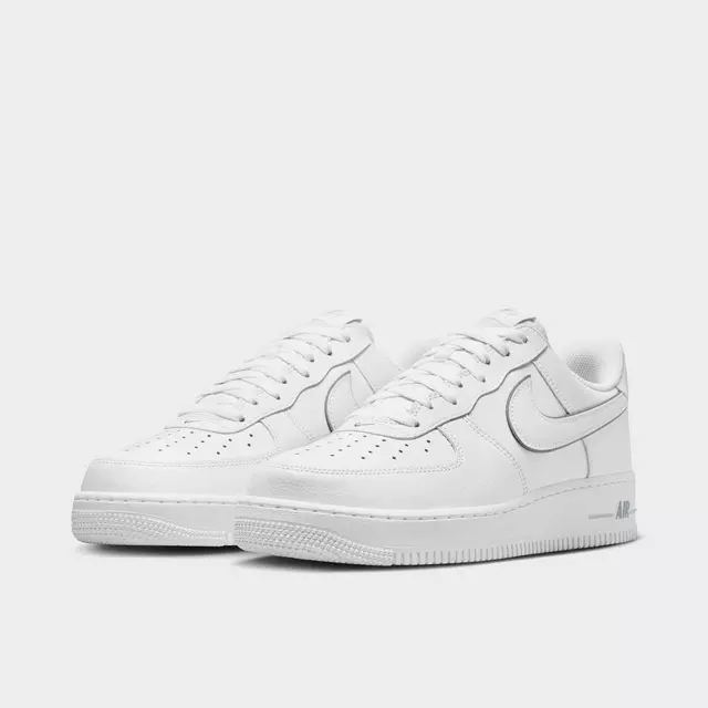 【預訂】 NIKE AIR FORCE 1 全白灰藍邊-MEN