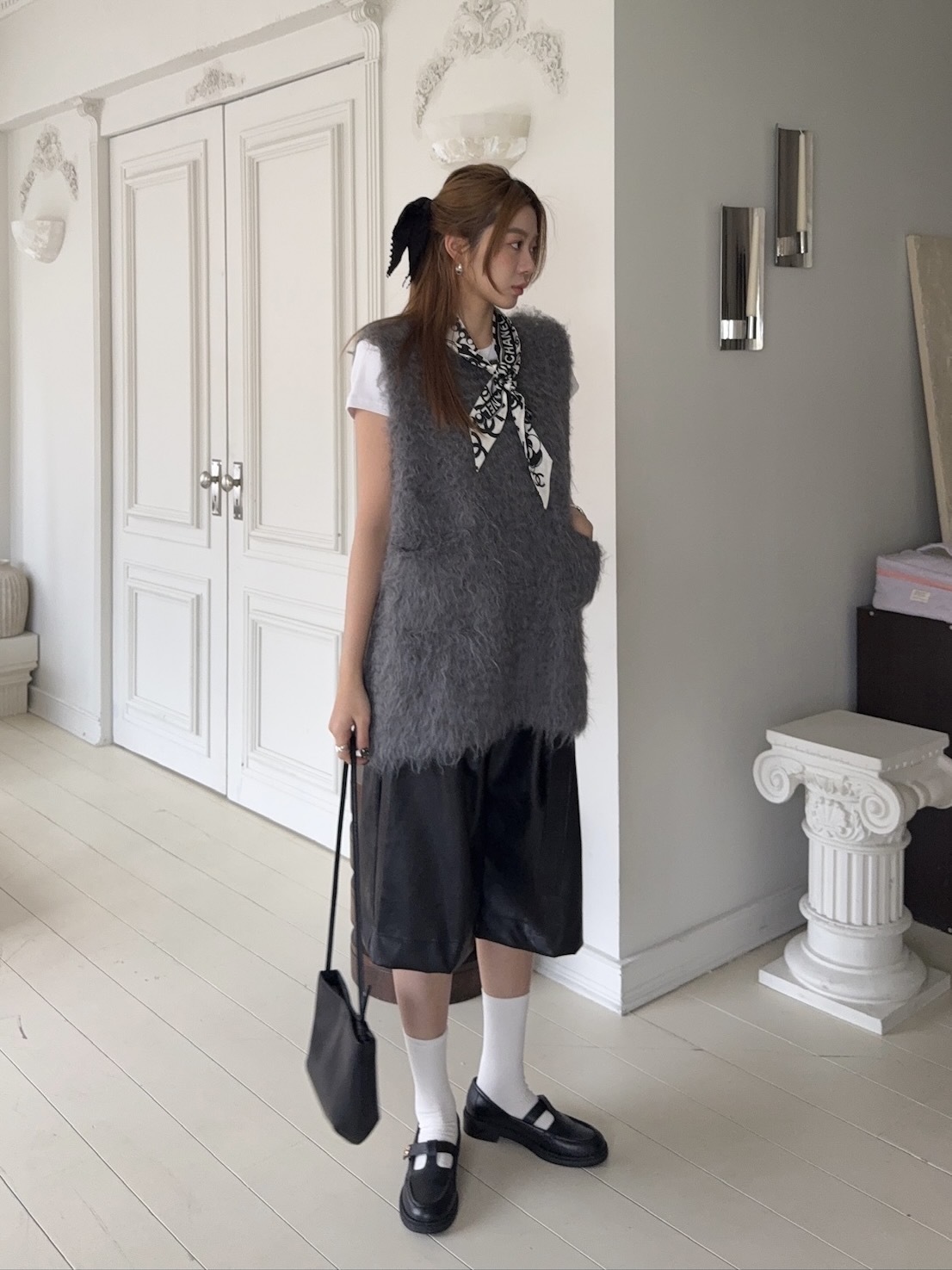 J48/ 毛毛無袖背心