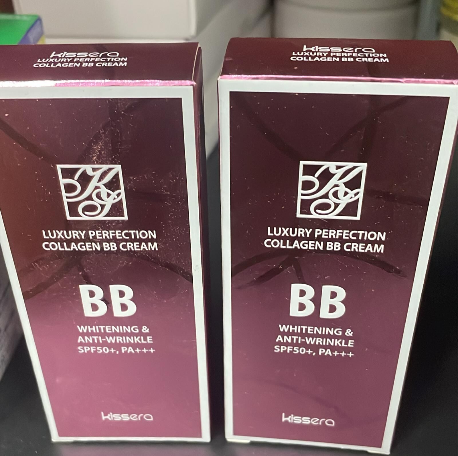 現貨  Kissera 奢華亮顏3倍服貼膠原蛋白BB霜