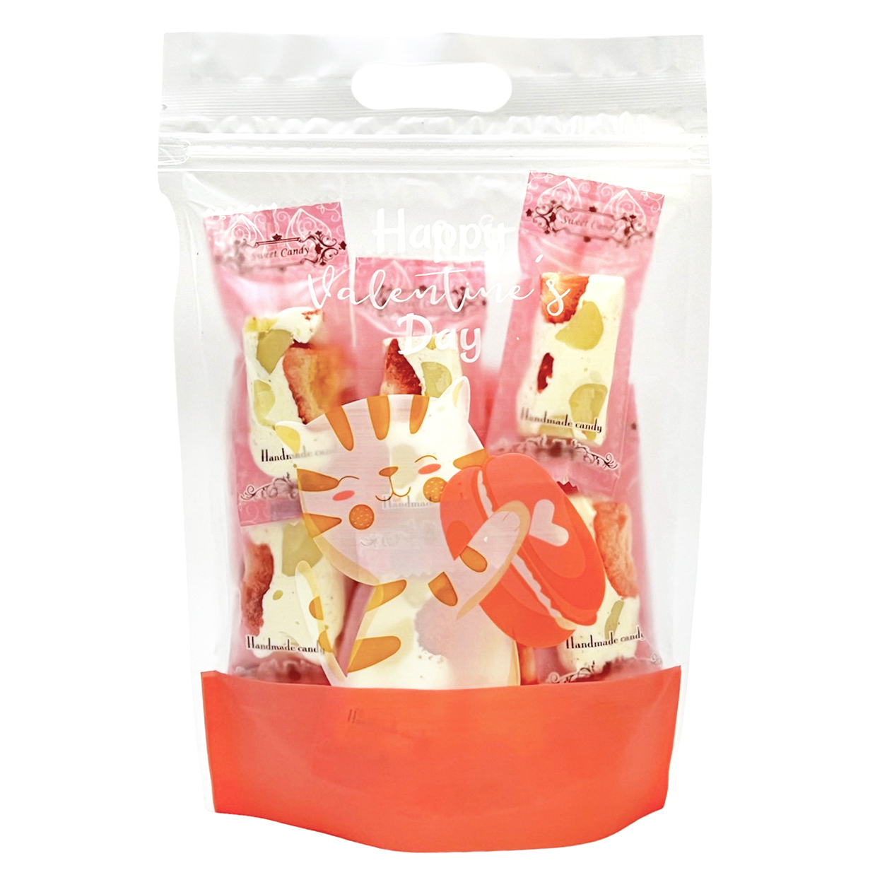 CHING'S 手作烘焙 草莓佐夏豆牛軋糖 150g