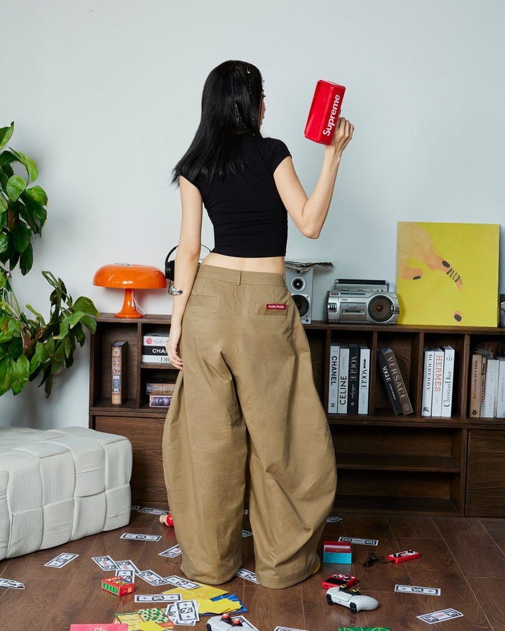 PUSH PUSH PP KHAKI PANTS 卡其長褲