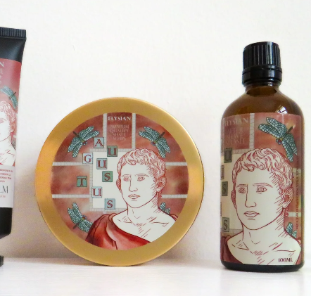 Elysian Soap Augustus Men's Shaving Soap, Cashmere Base, 4 oz