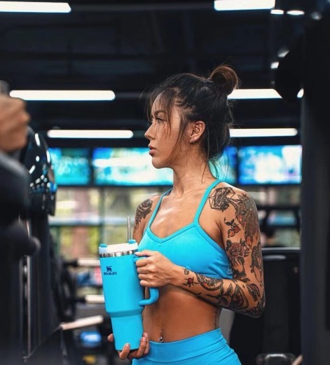 【現貨】Stanley H123150 兩用款 Quencher H2.0 FlowState Tumbler 30oz （冰川藍）