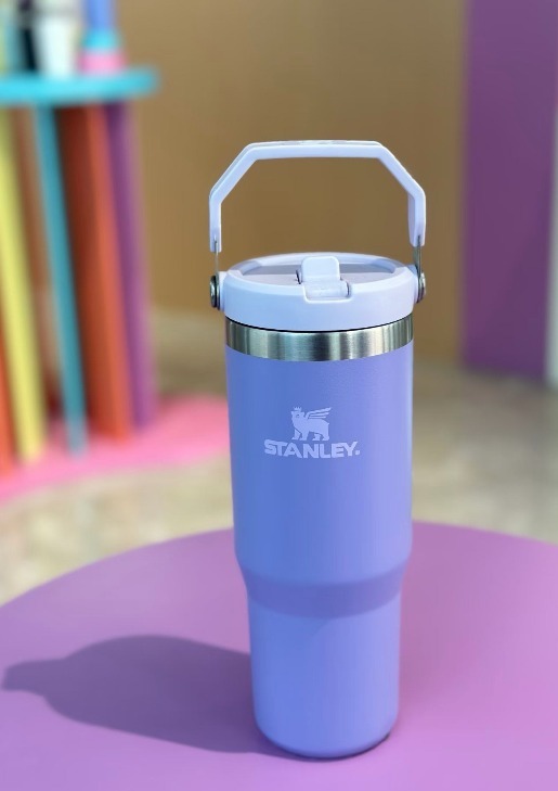 【預購】Stanley The IceFlow Flip Straw H011256 水樽30oz （淡霧藍）