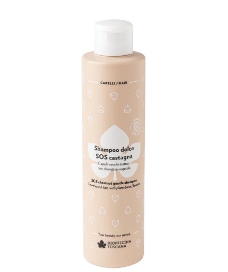 BIOFFICINA TOSCANA SOS Chestnut Gentle Shampoo 栗子角蛋白急救修復洗髮露 [200ml