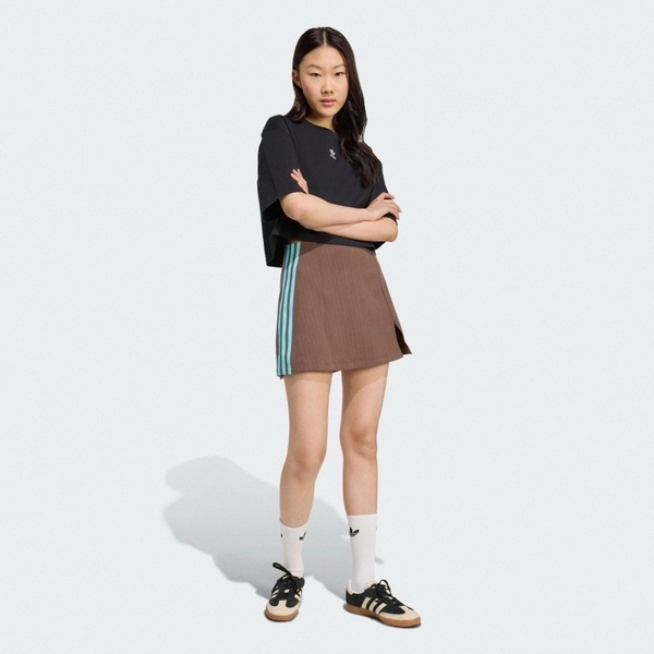 Adidas 愛迪達 Tailored Skirt JX5305 女 運動裙 短裙 棕 藍 亞版