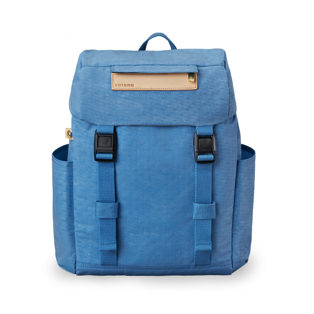 Soldier 雙扣束口後背包-雲煙藍