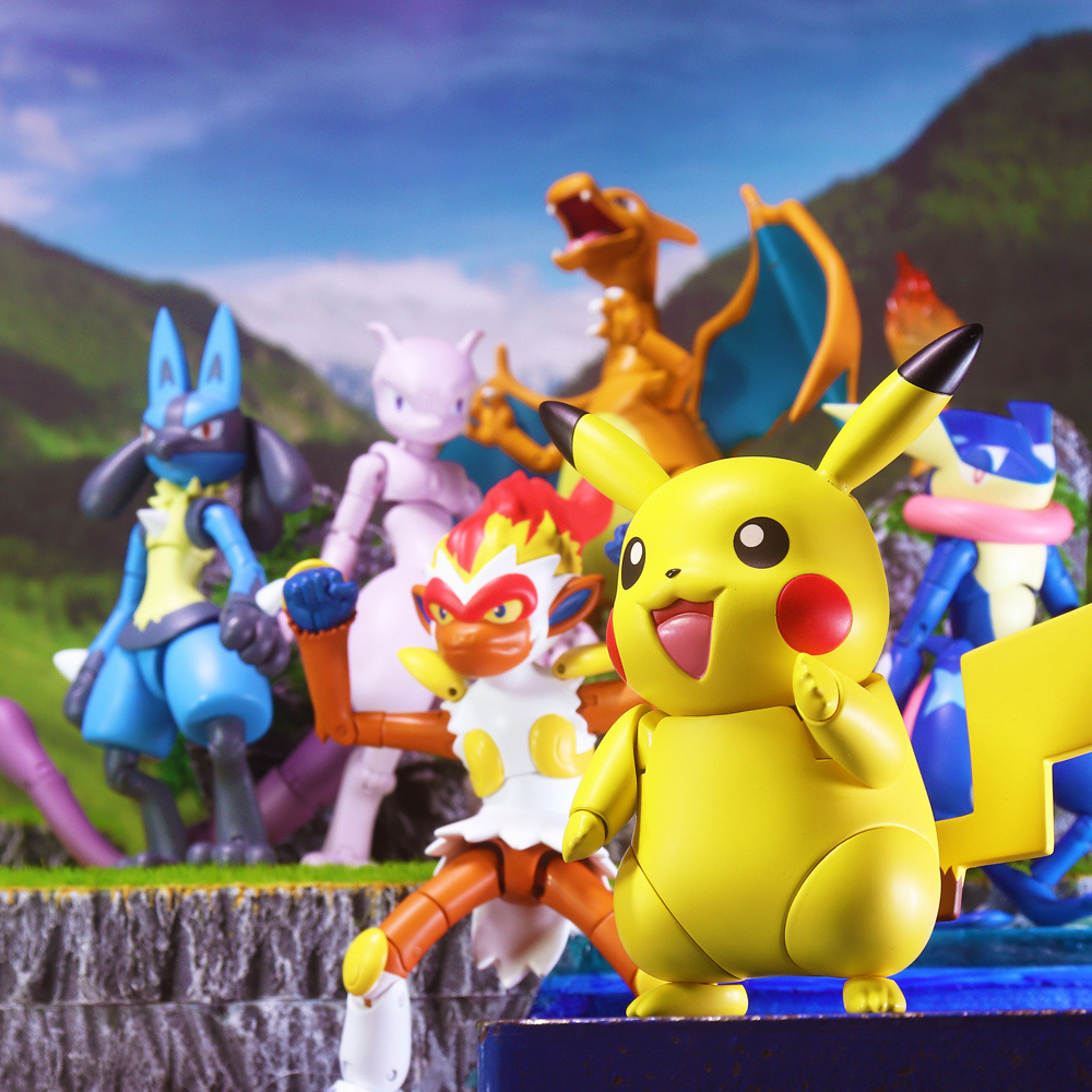 動感寶可夢-噴火龍/皮卡丘/超夢/甲賀忍蛙/烈焰猴/路卡利歐