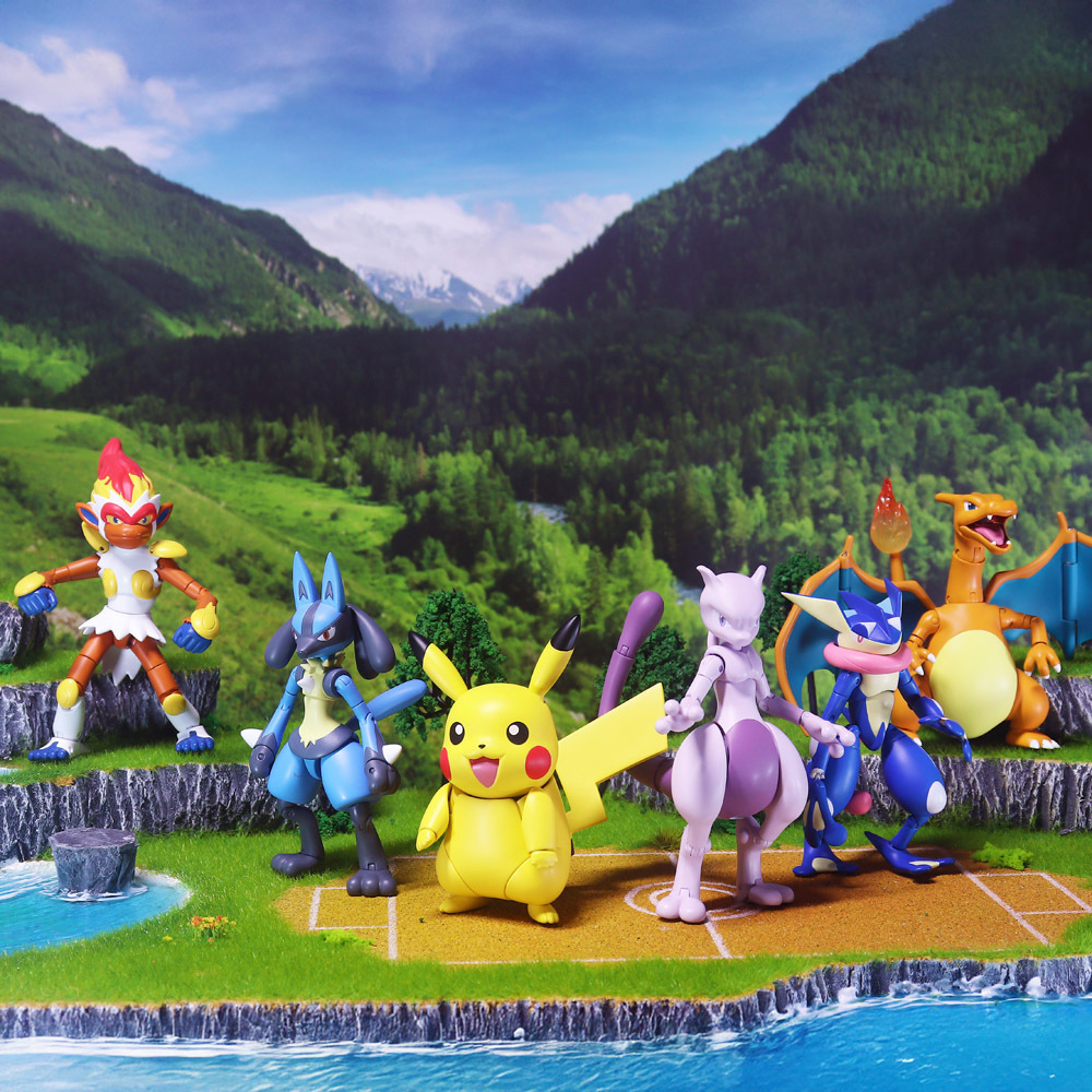 動感寶可夢-噴火龍/皮卡丘/超夢/甲賀忍蛙/烈焰猴/路卡利歐