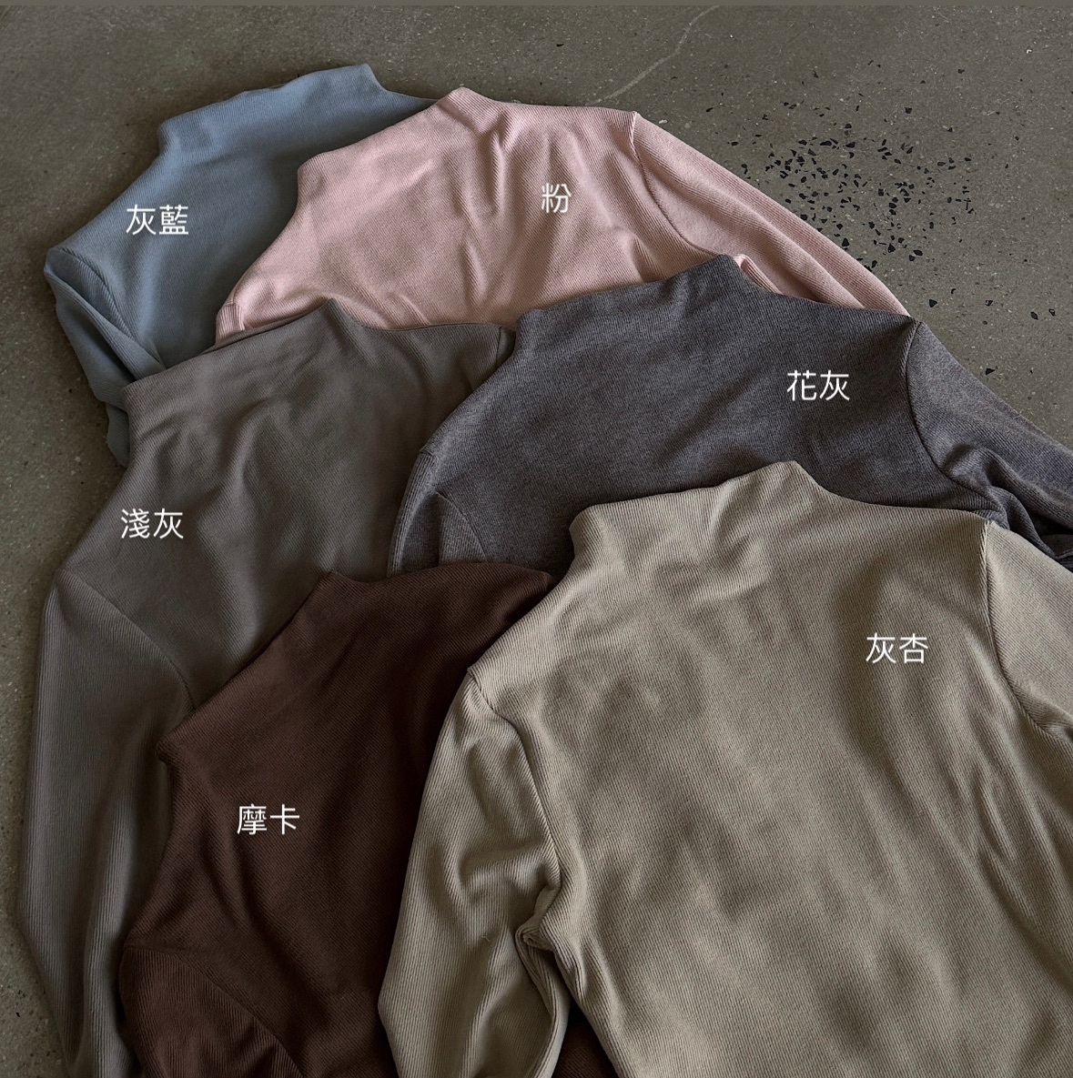 不勒脖安心入.ᐟ.ᐟ內裡磨毛羊絨，小立領發熱軟糯打底上衣